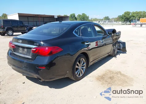 2015 Infiniti Q70 3.7 z USA, uszkodzony, nr VIN JN1BY1AP7FM542462